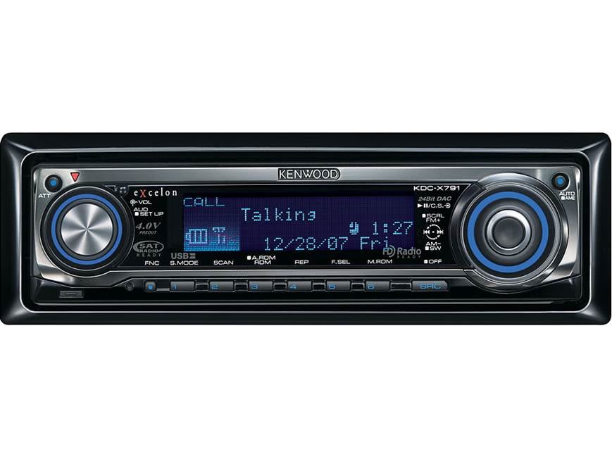 Kenwood Excelon KDC-X791 CD receiver at Crutchfield