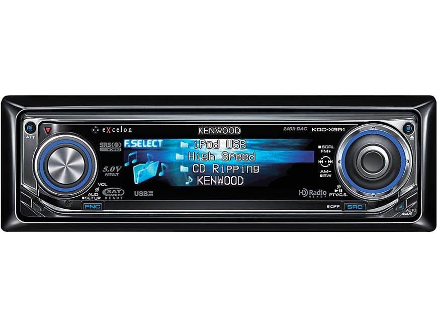 Kenwood Excelon KDC-X991 CD receiver (New Stock) at Crutchfield