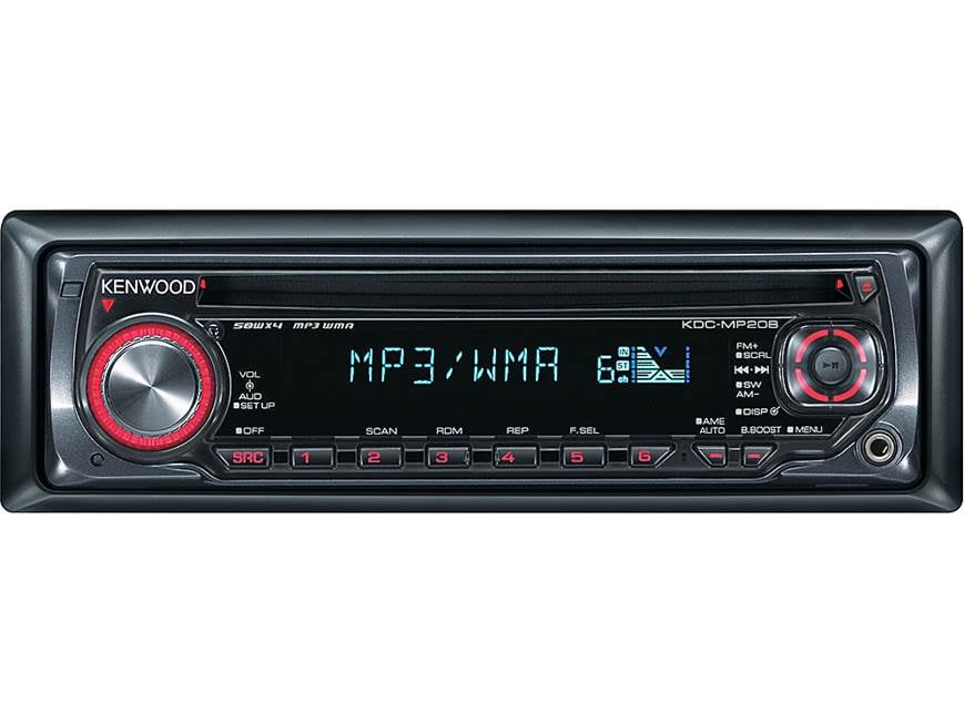 Kenwood KDC-MP208 CD receiver at Crutchfield