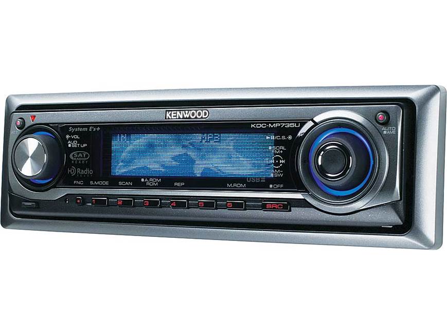 Kenwood KDC-MP735U CD receiver at Crutchfield