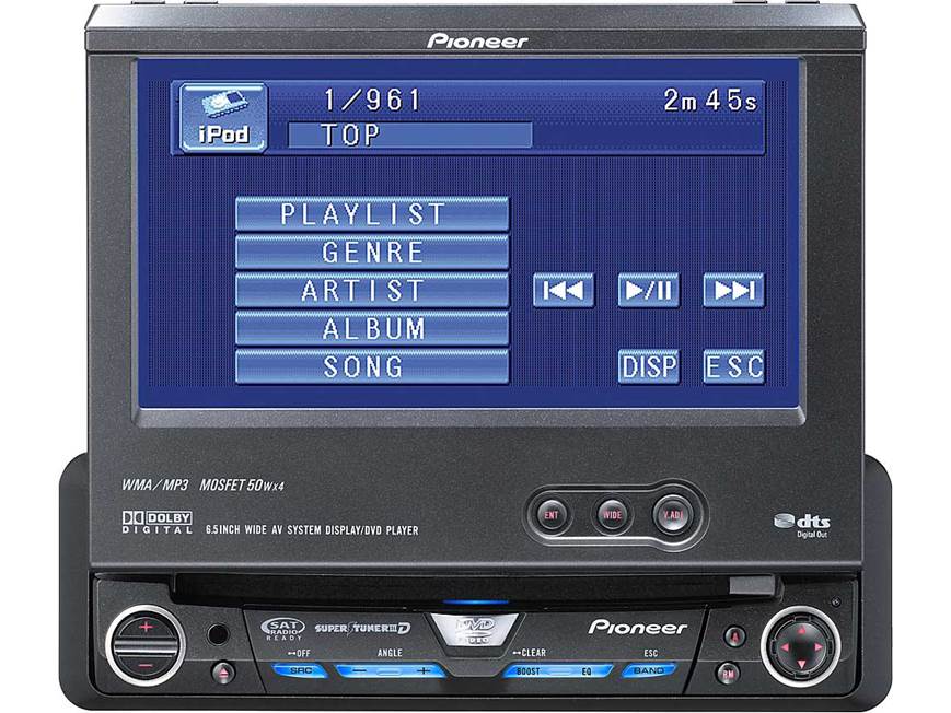 Pioneer AVH-P4900DVD In-dash DVD receiver with 6.5