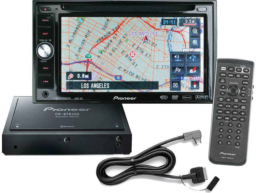 Pioneer AVIC-D3X Package In-dash DVD receiver/navigation system