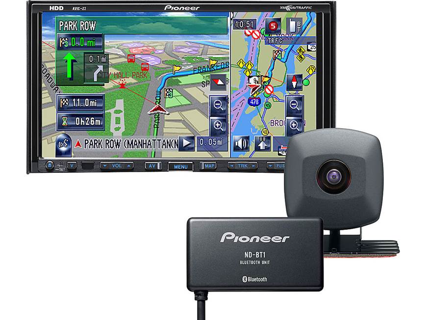 Pioneer AVIC-Z2X Package Navigation receiver with included rear
