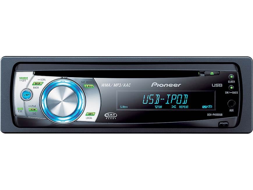 Pioneer DEH-P4000UB CD receiver at Crutchfield
