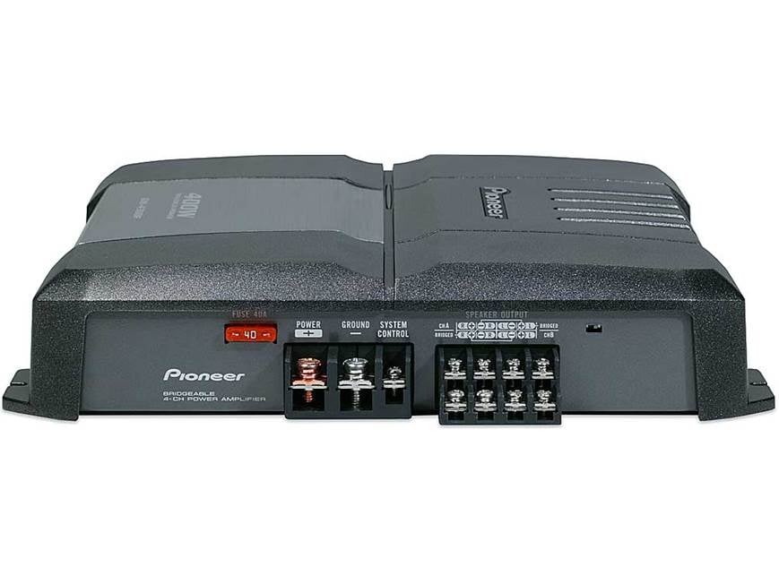 Pioneer GM-4300F 4-channel car amplifier 40 watts RMS x 4 at
