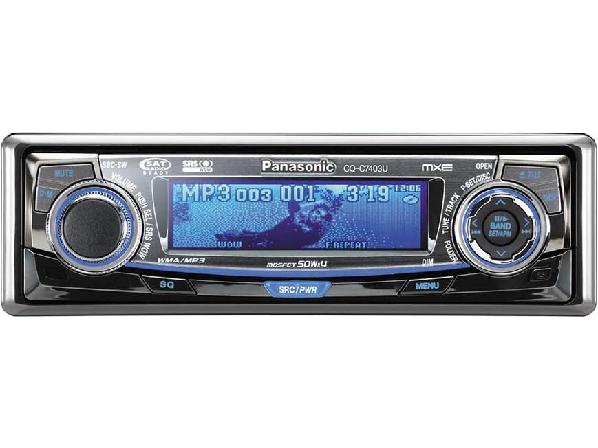 Panasonic MXE Series CQ-C7403U CD receiver with MP3/WMA playback