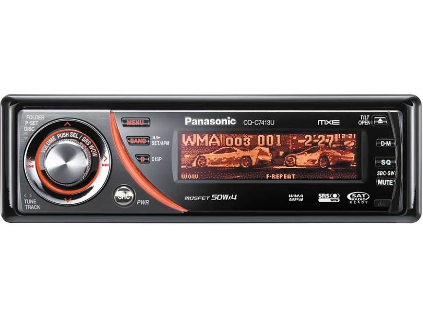 Panasonic MXE Series CQ-C7413U CD receiver with MP3/WMA playback