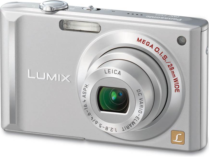 Panasonic Lumix® DMC-FX55 (Silver) 8.1-megapixel camera with