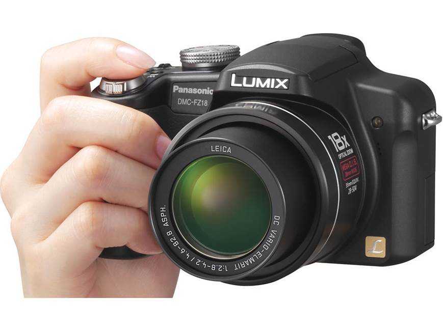 Panasonic Lumix DMC-FZ18 8.1-megapixel digital camera with 18X