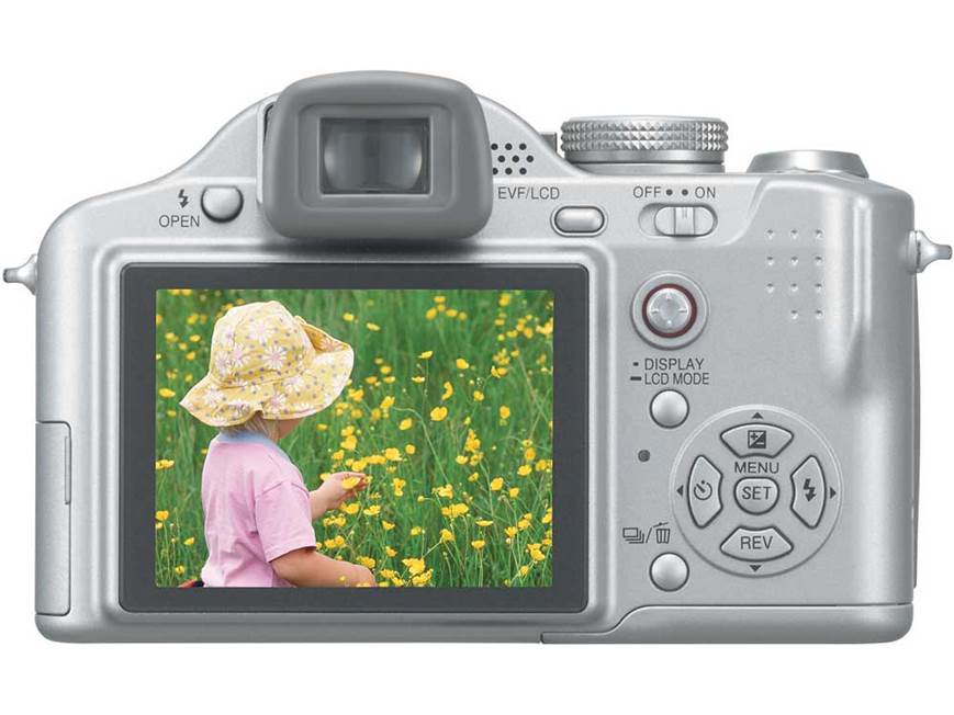 Panasonic Lumix DMC-FZ8 (Silver) 7.2-megapixel digital camera with