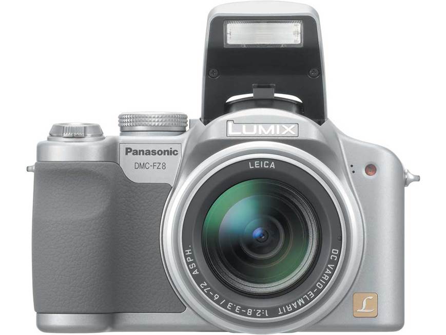 Panasonic Lumix DMC-FZ8 (Silver) 7.2-megapixel digital camera with