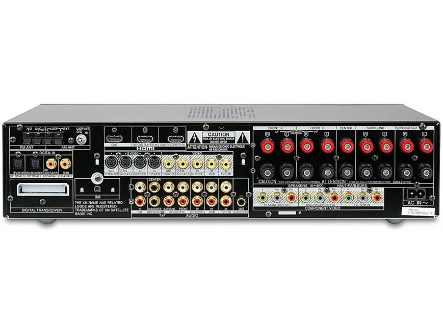 Panasonic SA-XR700 Home theater receiver with HDMI switching at