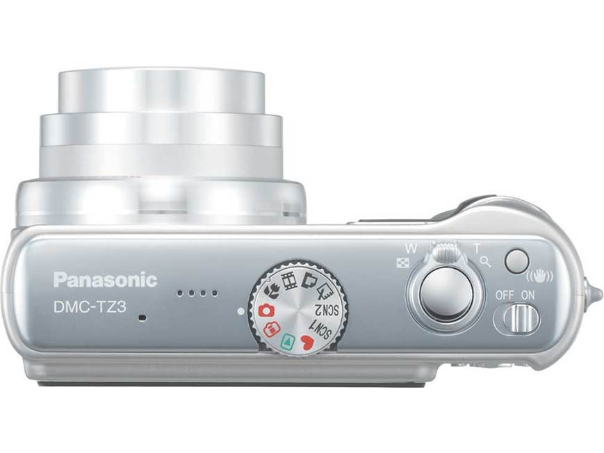 Panasonic Lumix DMC-TZ3 (Silver) 7.2-megapixel digital camera with
