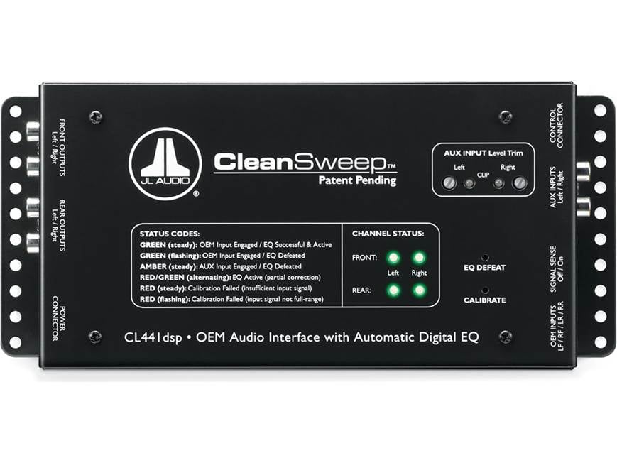 JL Audio CL441dsp CleanSweep® Sound processor for use when adding