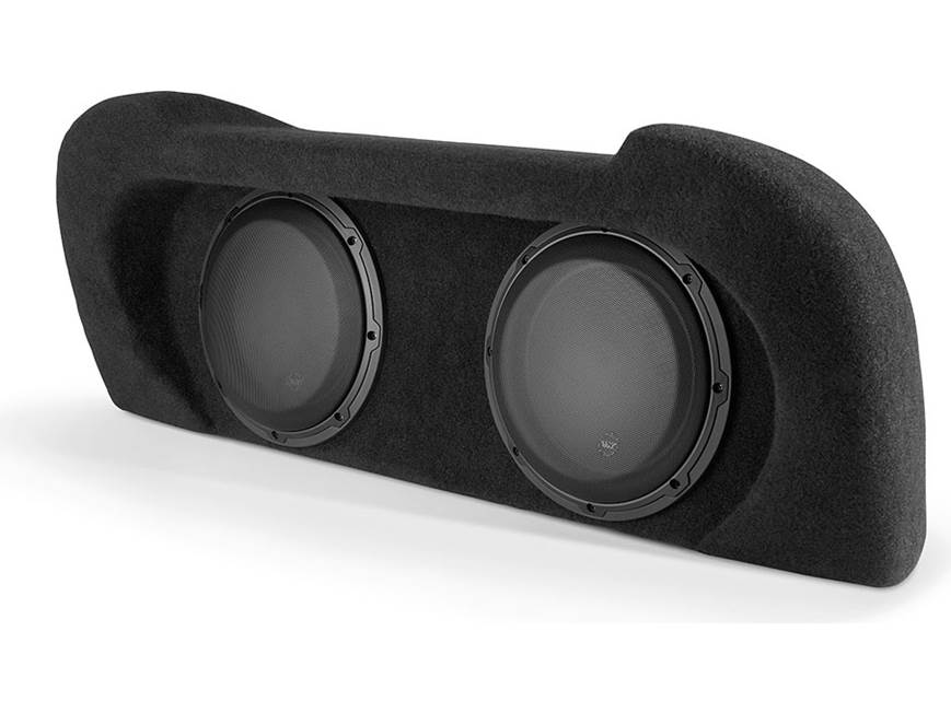 JL Audio Stealthbox® Custom-fit fiberglass enclosure with two 10