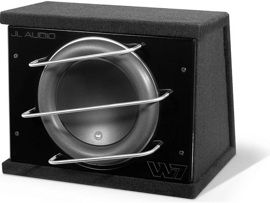 JL Audio CLS113RG-W7 ProWedge™ hatchback-style enclosure with one