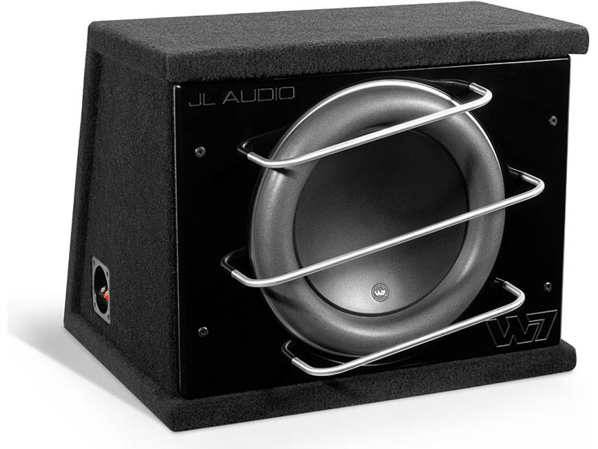 JL Audio CLS113RG-W7 ProWedge™ hatchback-style enclosure with one