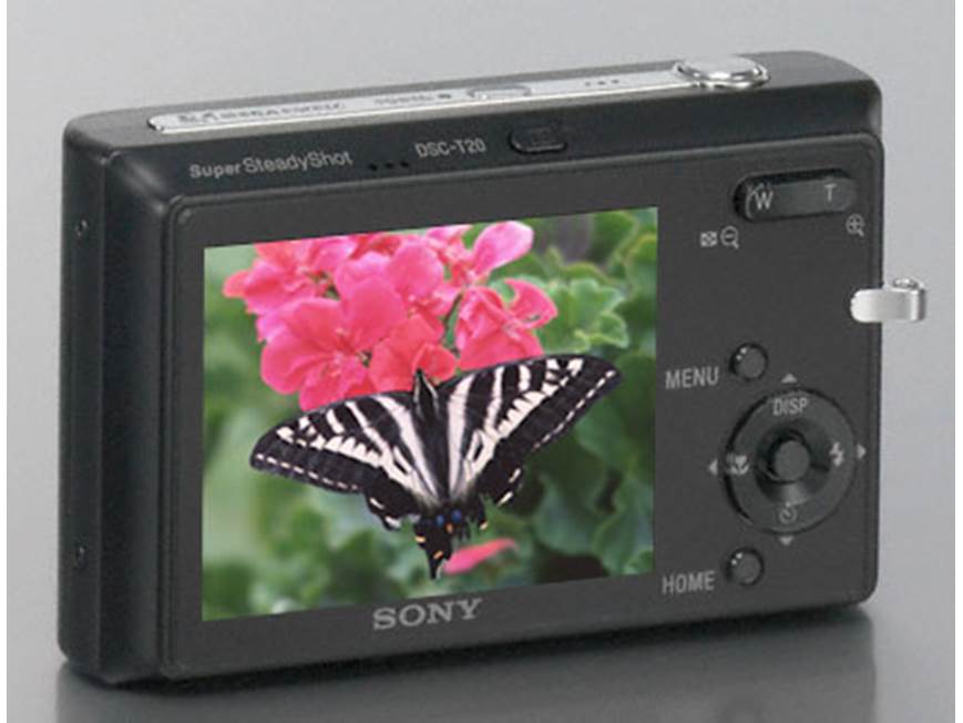 Sony Cyber-shot DSC-T20 (Silver) 8.1-megapixel digital camera