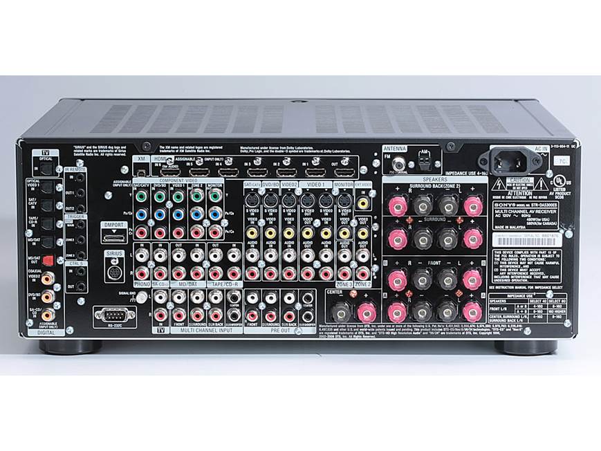 Sony ES STR-DA5300ES Home theater receiver with HDMI switching and