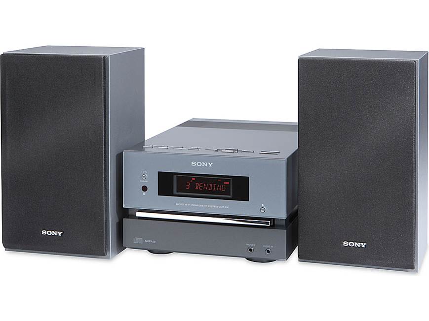 Sony CMT-BX1 Micro system with MP3 playback at Crutchfield