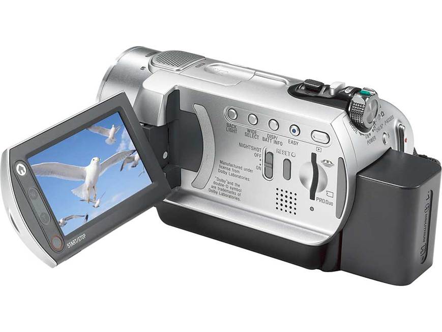 Sony DCR-SR200 40-gigabyte hard drive camcorder at Crutchfield