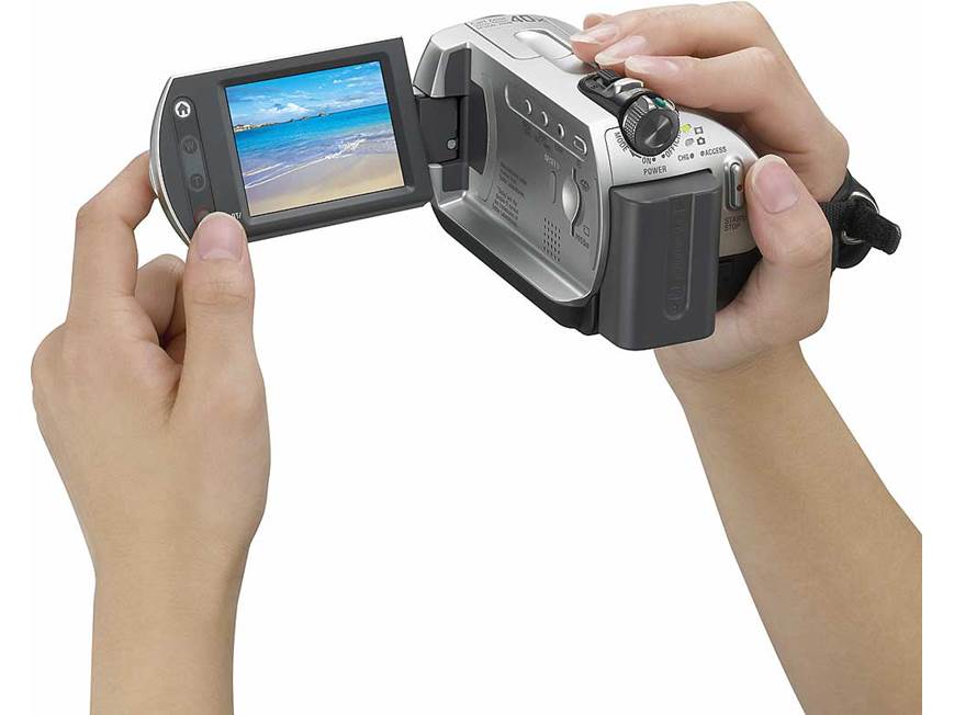 Sony DCR-SR42 30GB hard drive camcorder at Crutchfield