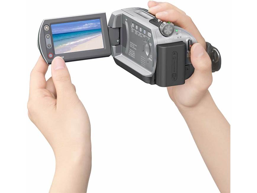 Sony DCR-SR82 60-gigabyte hard drive camcorder at Crutchfield