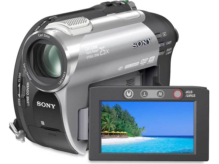 Sony DCR-DVD308 DVD camcorder at Crutchfield