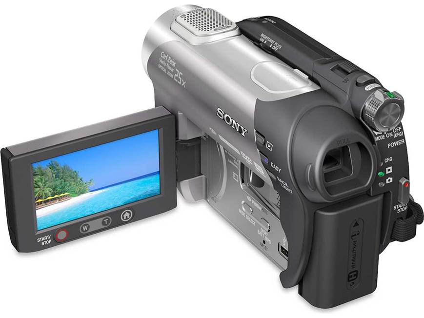 Sony DCR-DVD308 DVD camcorder at Crutchfield