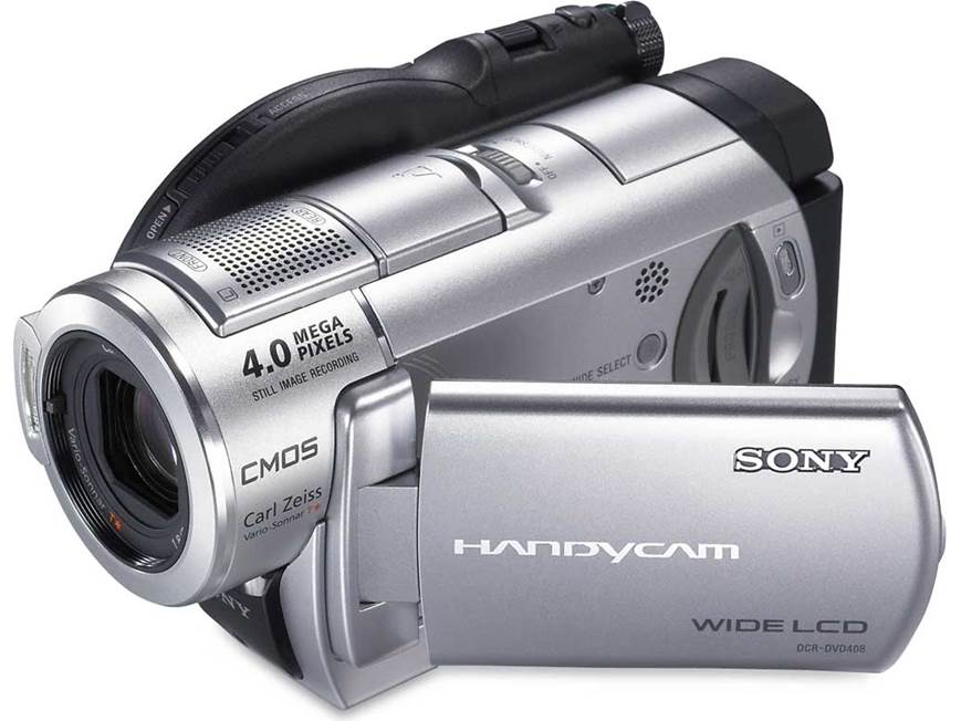 Sony DCR-DVD408 DVD camcorder with Dolby® Digital surround sound