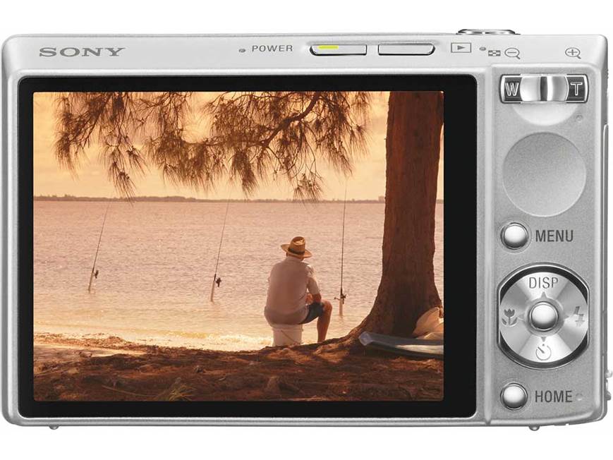 Sony Cyber-shot DSC-T100 (Silver) 8.1-megapixel digital camera