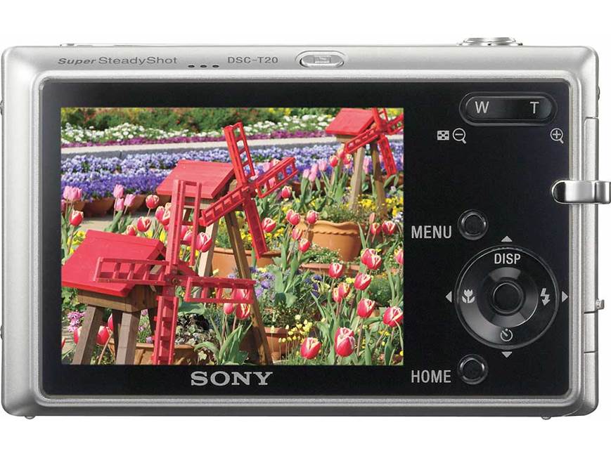 Sony Cyber-shot DSC-T20 (Silver) 8.1-megapixel digital camera