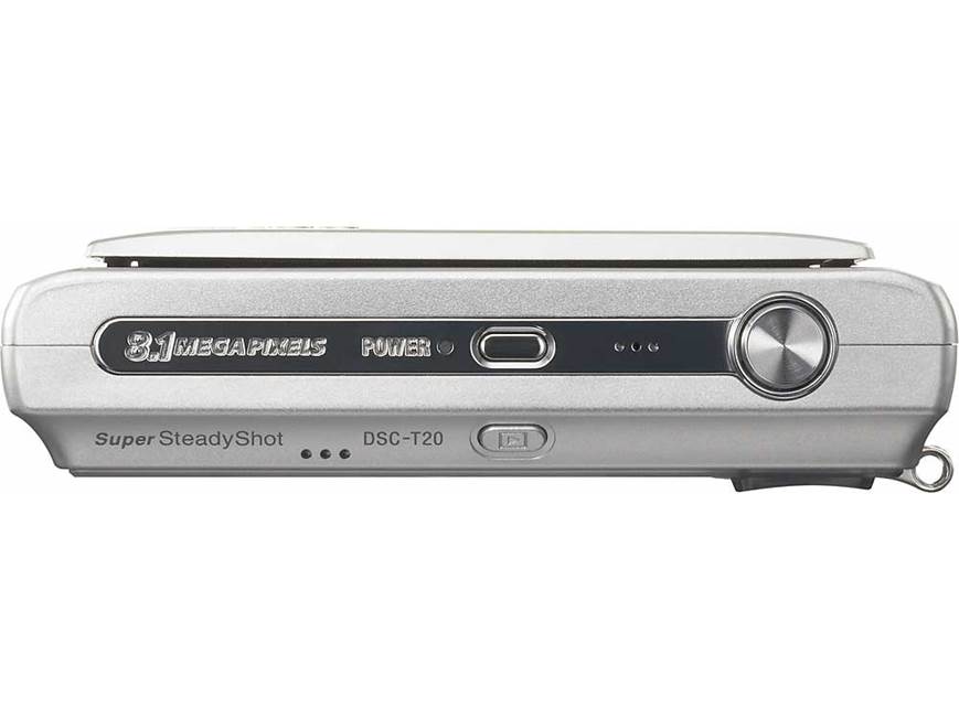 Sony Cyber-shot DSC-T20 (Silver) 8.1-megapixel digital camera