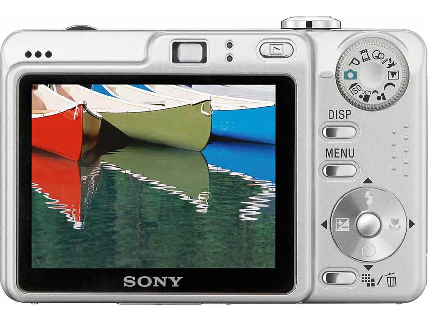 Sony Cyber-shot DSC-W55 (Silver) 7.2-megapixel digital camera
