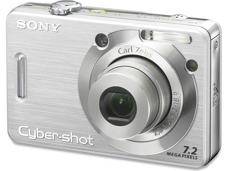 Sony Cyber-shot DSC-W55 (Silver) 7.2-megapixel digital camera