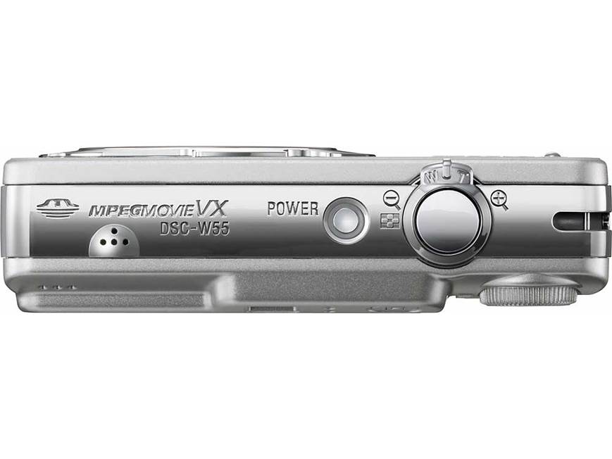 Sony Cyber-shot DSC-W55 (Silver) 7.2-megapixel digital camera