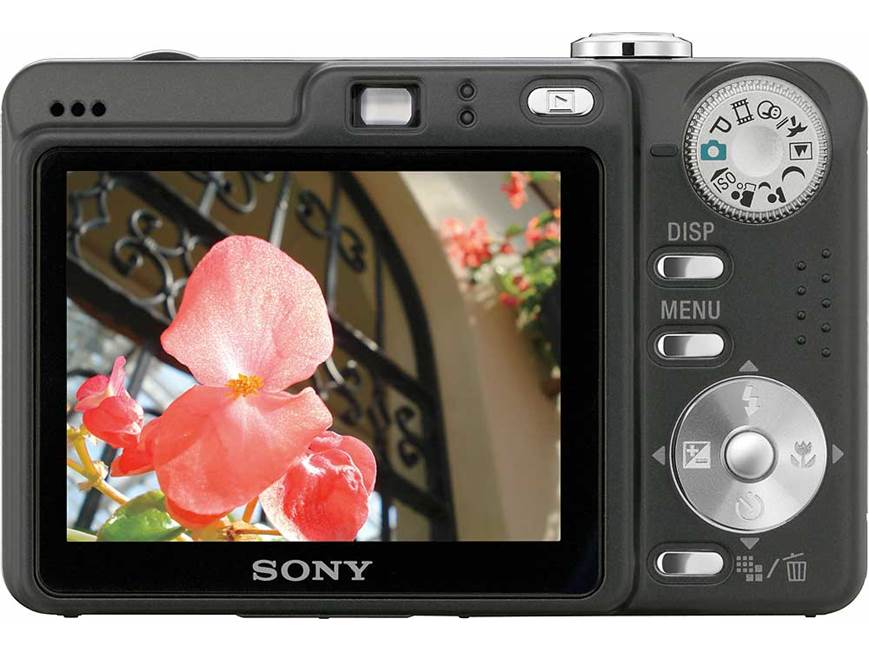 Sony Cyber-shot DSC-W55 (Black) 7.2-megapixel digital camera