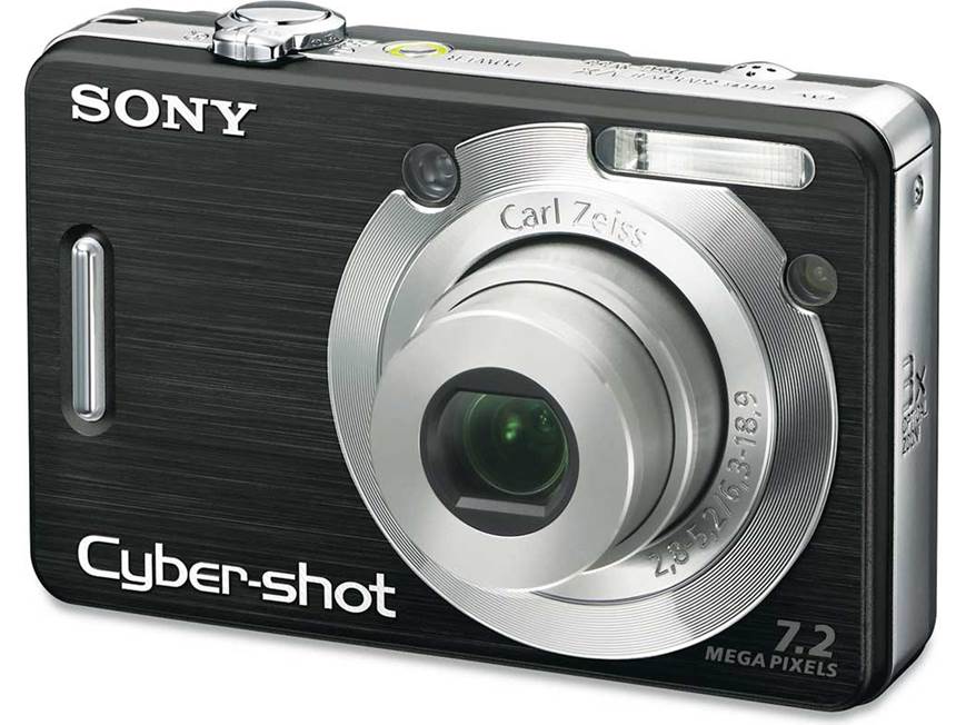 Sony Cyber-shot DSC-W55 (Black) 7.2-megapixel digital camera