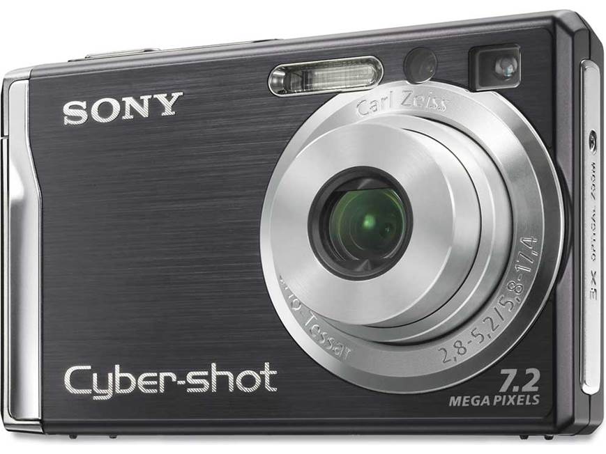 Sony Cyber-shot DSC-W80 (Black) 7.2-megapixel digital camera