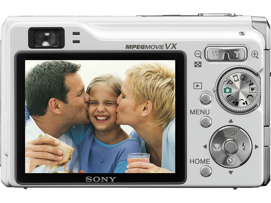 Sony Cyber-shot DSC-W80 (White) 7.2-megapixel digital camera