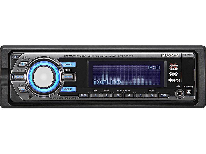 Sony CDX-GT820IP CD receiver at Crutchfield