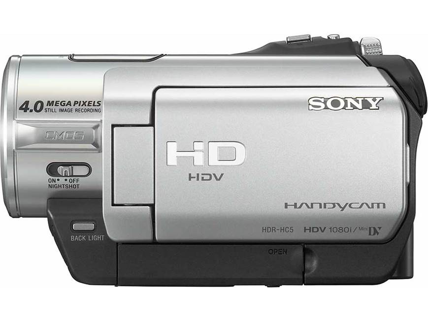 Sony HDR-HC5 High-definition Mini DV digital camcorder at Crutchfield