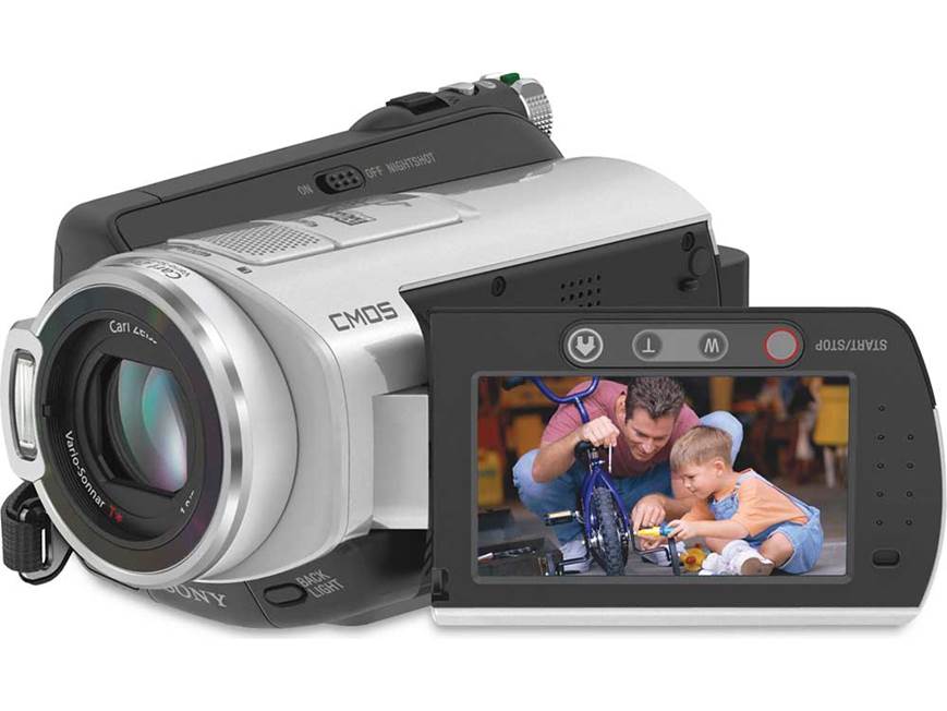 Sony HDR-SR5 40GB HD hard drive camcorder at Crutchfield