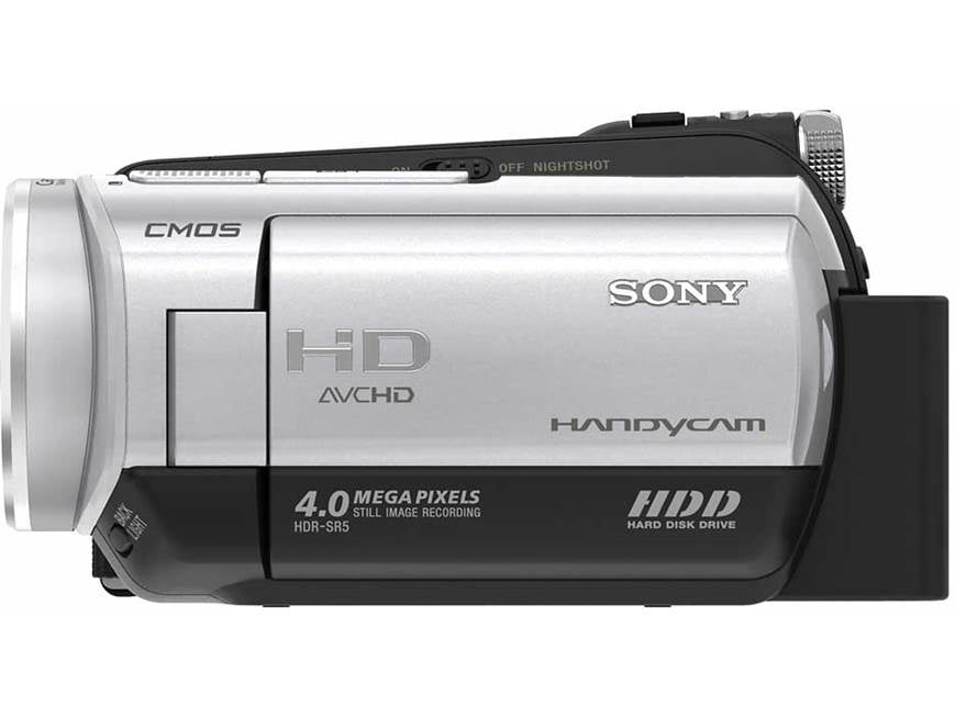 Sony HDR-SR5 40GB HD hard drive camcorder at Crutchfield
