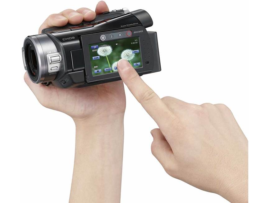 Sony HDR-SR7 60-gigabyte high-definition hard drive camcorder at