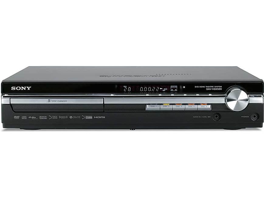 Sony ５.1chAV system Sony DHC-ZX50MD Shelf system with MiniDisc, 5-CD changer, dual