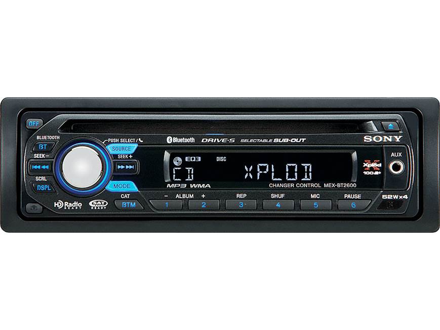 Sony Xplod MEX-BT2600 CD receiver at Crutchfield