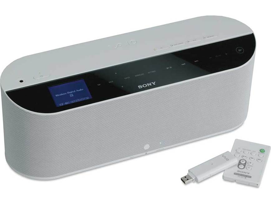 SONY ワイヤレスデジタルオーディオ VGF-WA1 ホワイト Sony VGF-WA1 Portable wireless audio system plays music from your