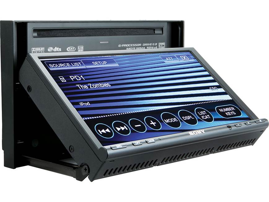 Sony XAVW1 DVD receiver at Crutchfield
