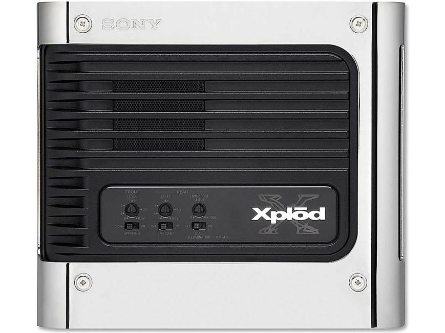 Sony Xplod XM-4S Slim Series 4-channel car amplifier 50 watts RMS